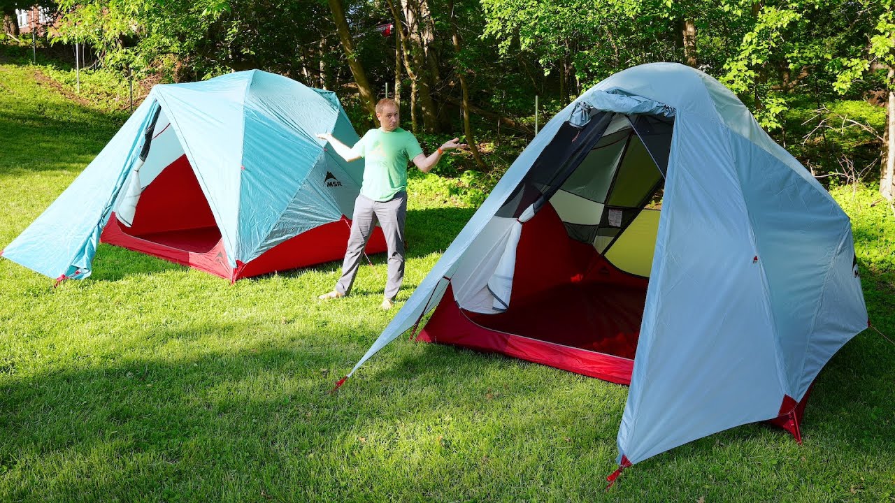 MSR Habiscape vs Habitude Family Camping Tents