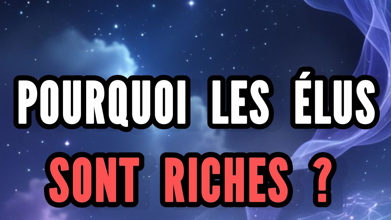 POURQUOI LA BÉNÉDICTION FINANCIÈRE ACCOMPAGNE TOUJOURS L'APPEL D'UN ÉLU ?