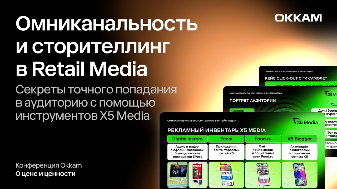 Омниканальность и сторителлинг в Retail Media: секреты попадания в аудиторию инструментами X5 Media