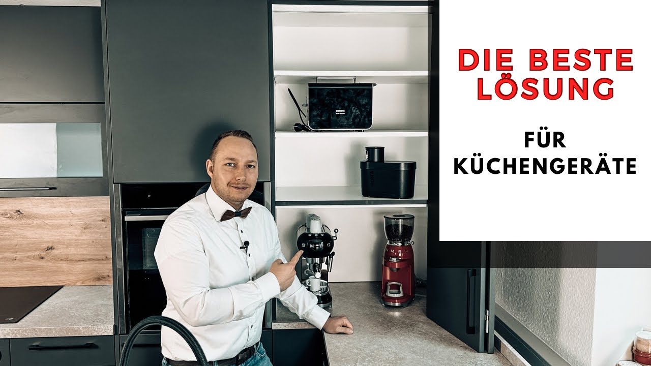 Nie wieder Küchengeräte auf der Arbeitsplatte, diese Lösung ist genial