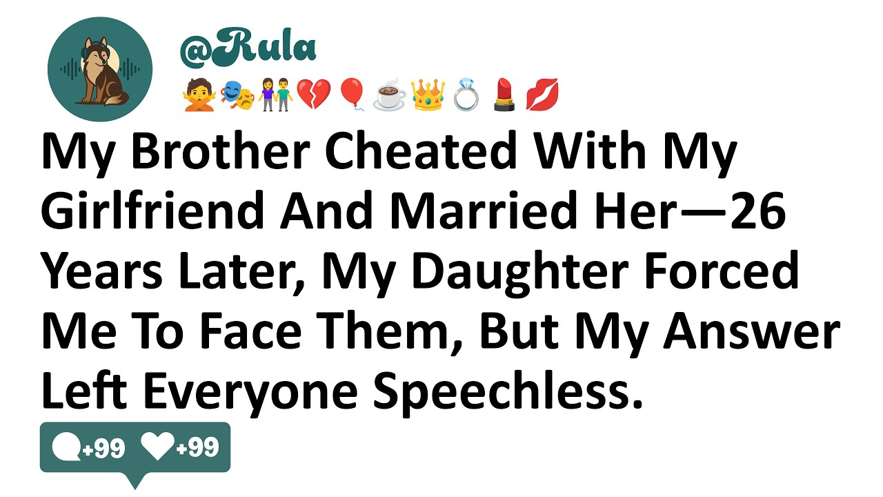 My Brother Cheated With My Girlfriend And Married Her—26 Years Later, My Daughter Forced Me To Face