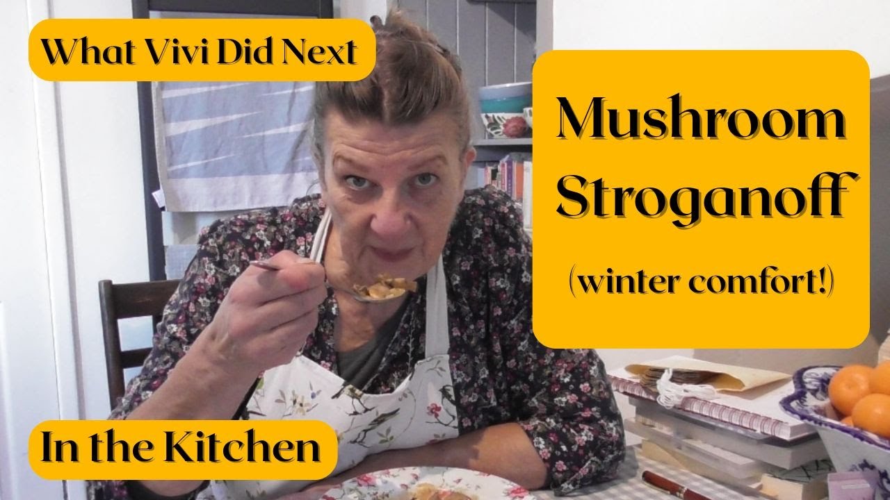 In the Kitchen: Mushroom Stroganoff (or Stroganov)