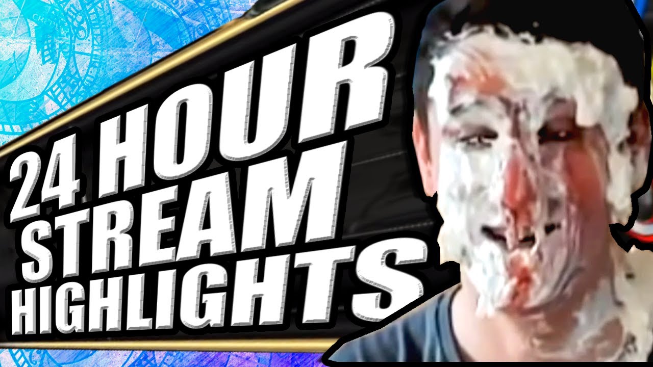 I DID A 24 HOUR STREAM! Here are some of the best bits!!!