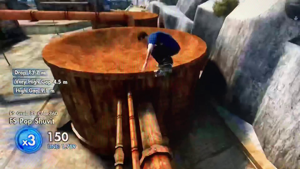 INSANE SKATE 3 THREAD THE NEEDLE CHALLENGE