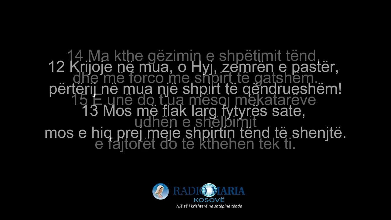 Ps 51 - Ki mëshirë për mua