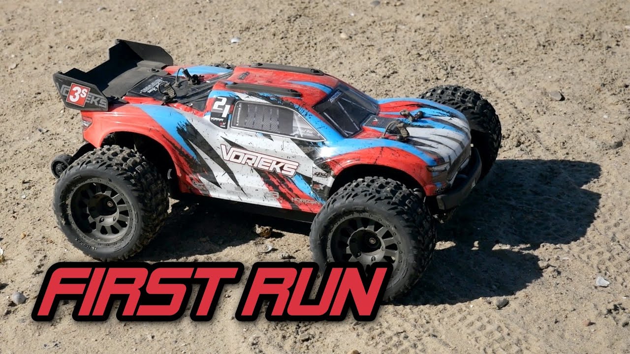 Arrma Vorteks 4x4 BLX - First Run 3s [German]