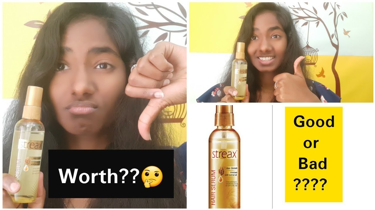 My honest review on *Streax* hair serum in tamil||Streax hair serum review||Pretty Glam Styles||