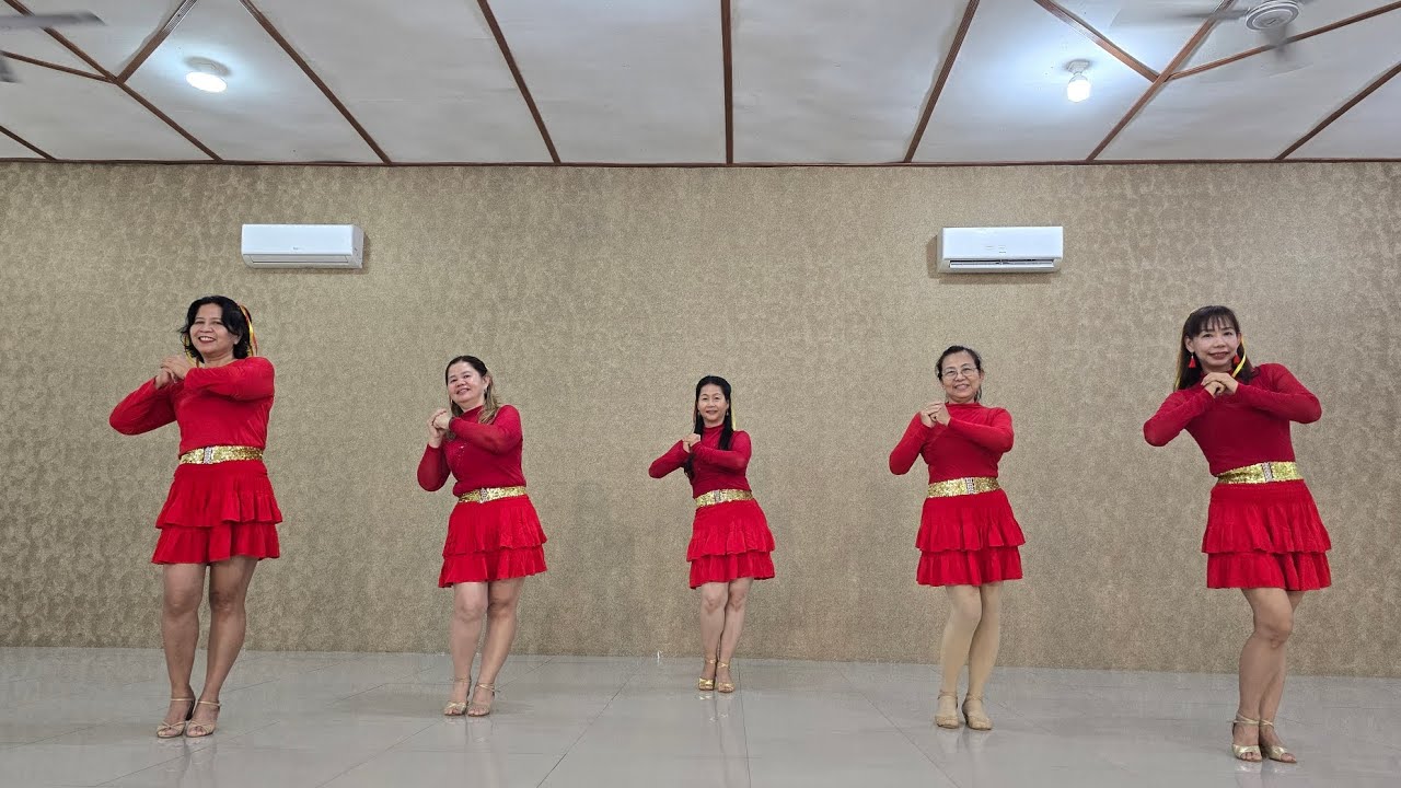 Fu Qi Ma Shang Lai 福气马上来 - Line Dance / Improver - Demo #imlek2026 #odspku #fuqimashanglai #cny2026 