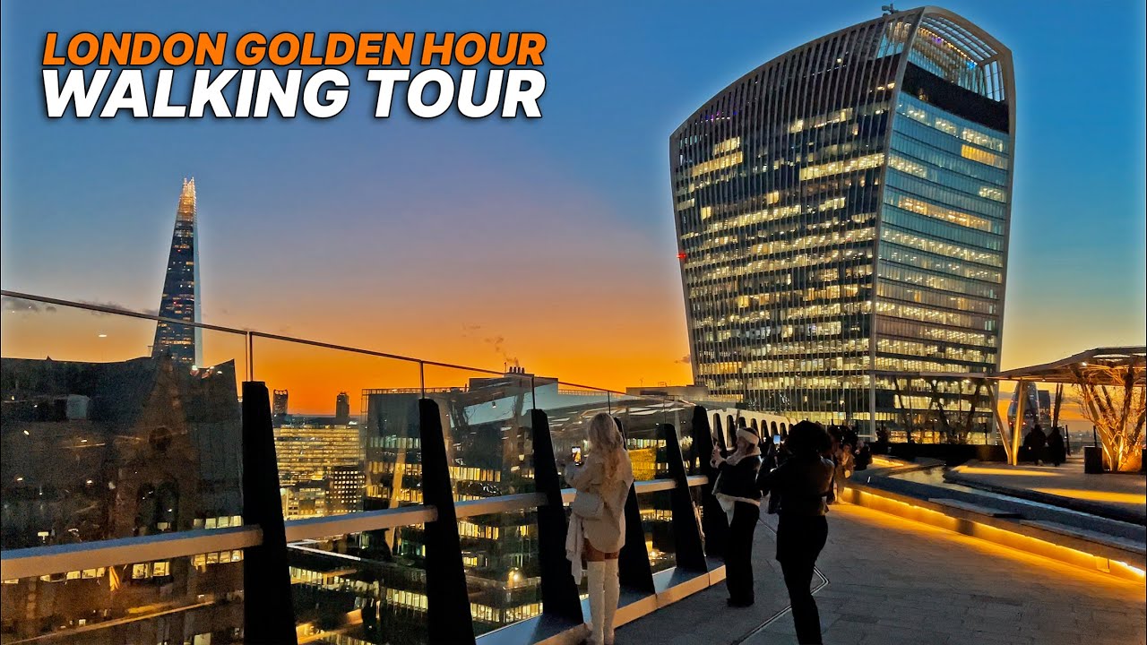 Stroll through the oldest part of London, also know as the Square Mile & ending with a sunset view🌇