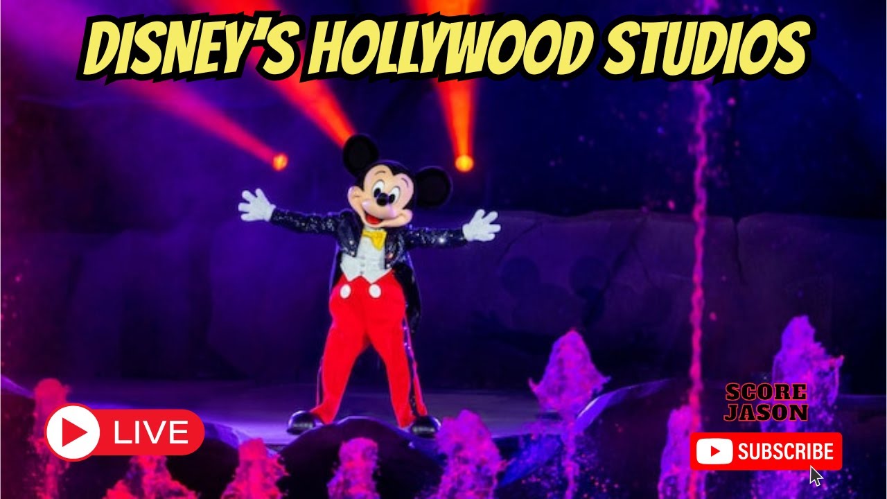 🔴LIVE Hollywood Studios | Rides, Shows & Fantasmic