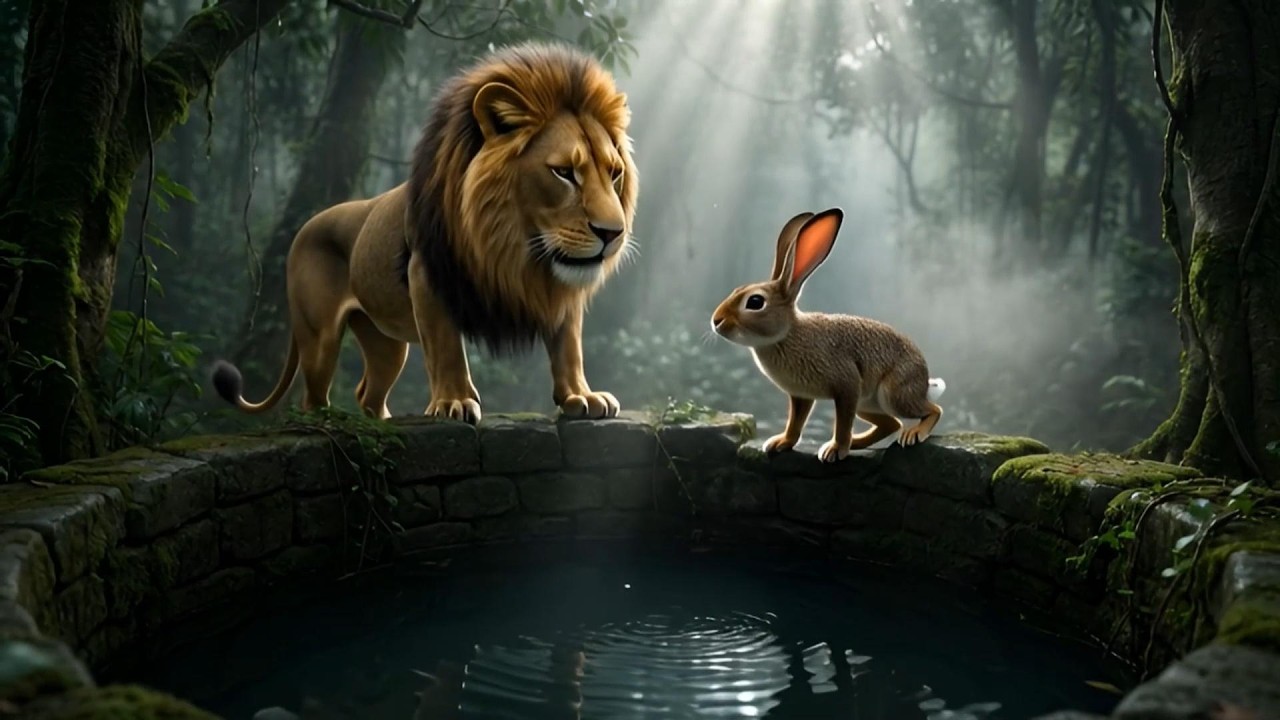 Sher Aur Kharagosh Ki Kahani | Clever Rabbit Story | Panchatantra Moral Story