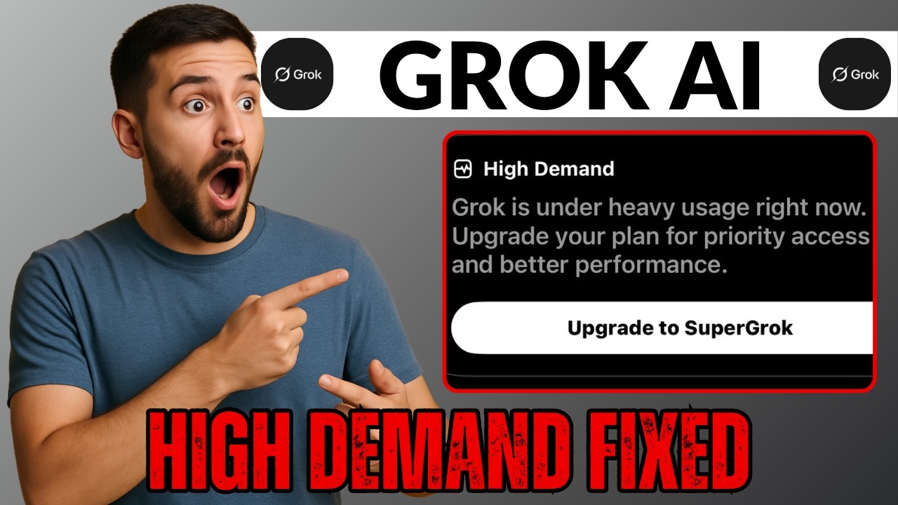 How to Fix Grok High Demand Problem (2026)