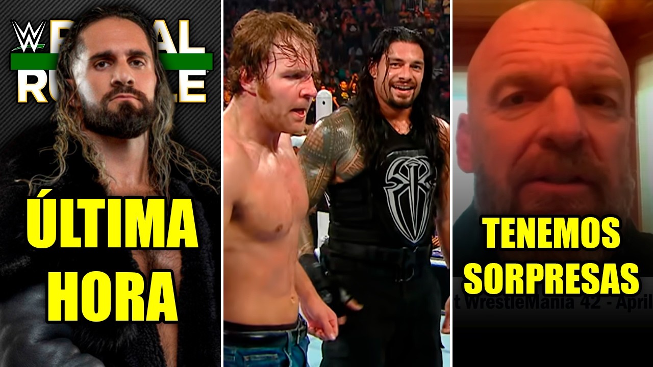 Seth Rollins en Royal Rumble, Regresa The Shield a WWE? Triple H Promete Sorpresas en el Rumble, SD