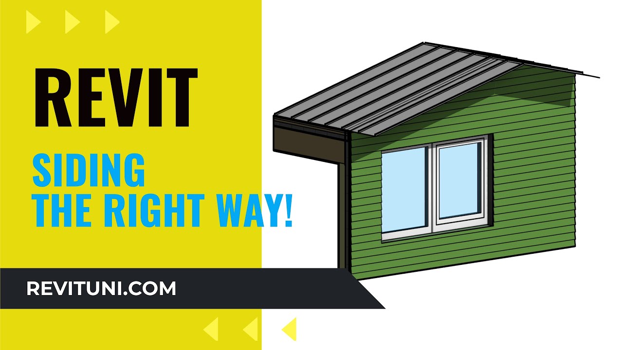 The precise modeling of SIDING in REVIT 2026 | revituni.com