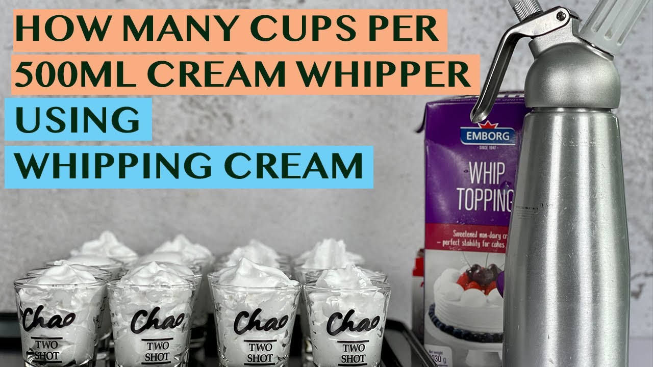 ASKCHAO: HOW TO MAKE WHIPPED CREAM USING WHIPPING CREAM + WHIPPED CREAM DISPENSER + COST PER CUP