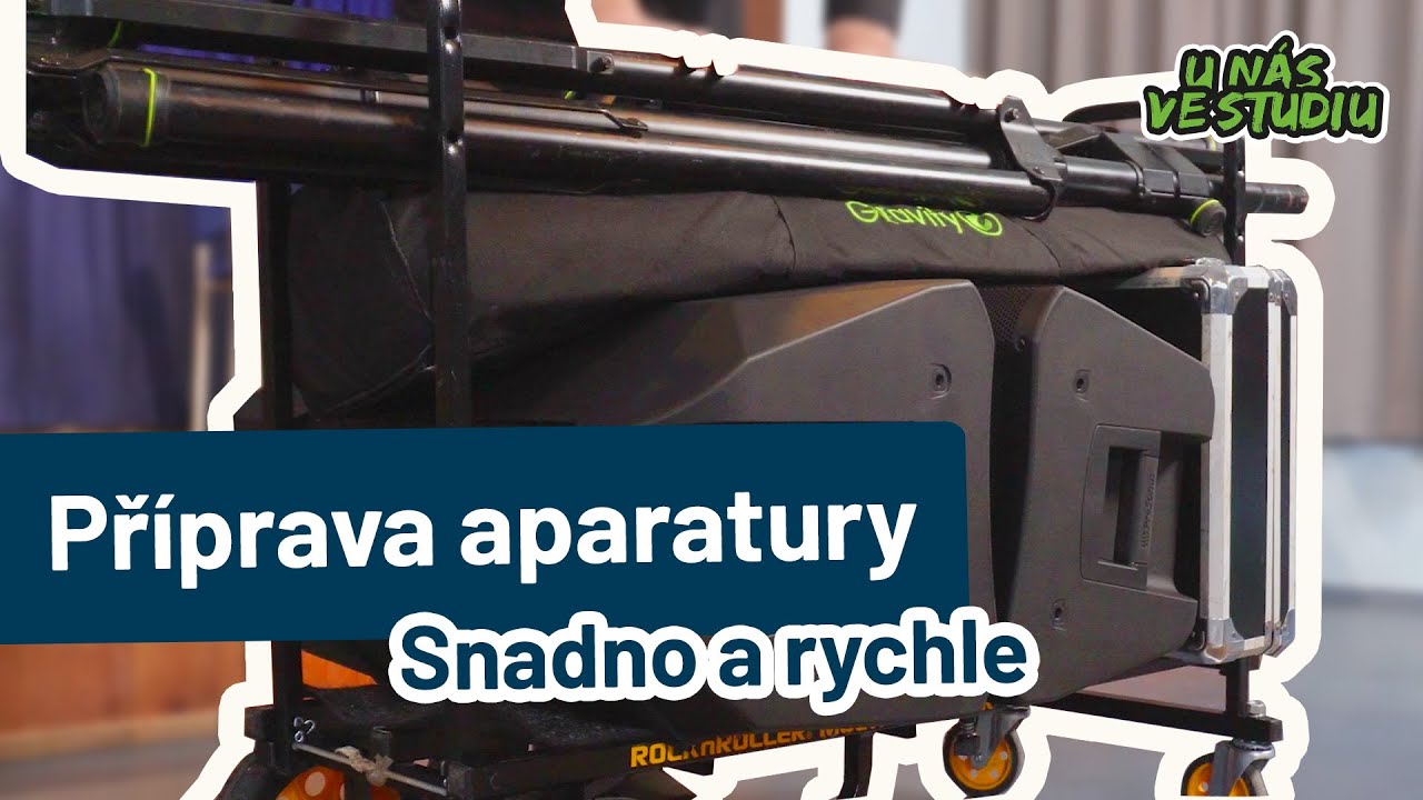 U NÁS VE STUDIU: Příprava aparatury snadno a rychle