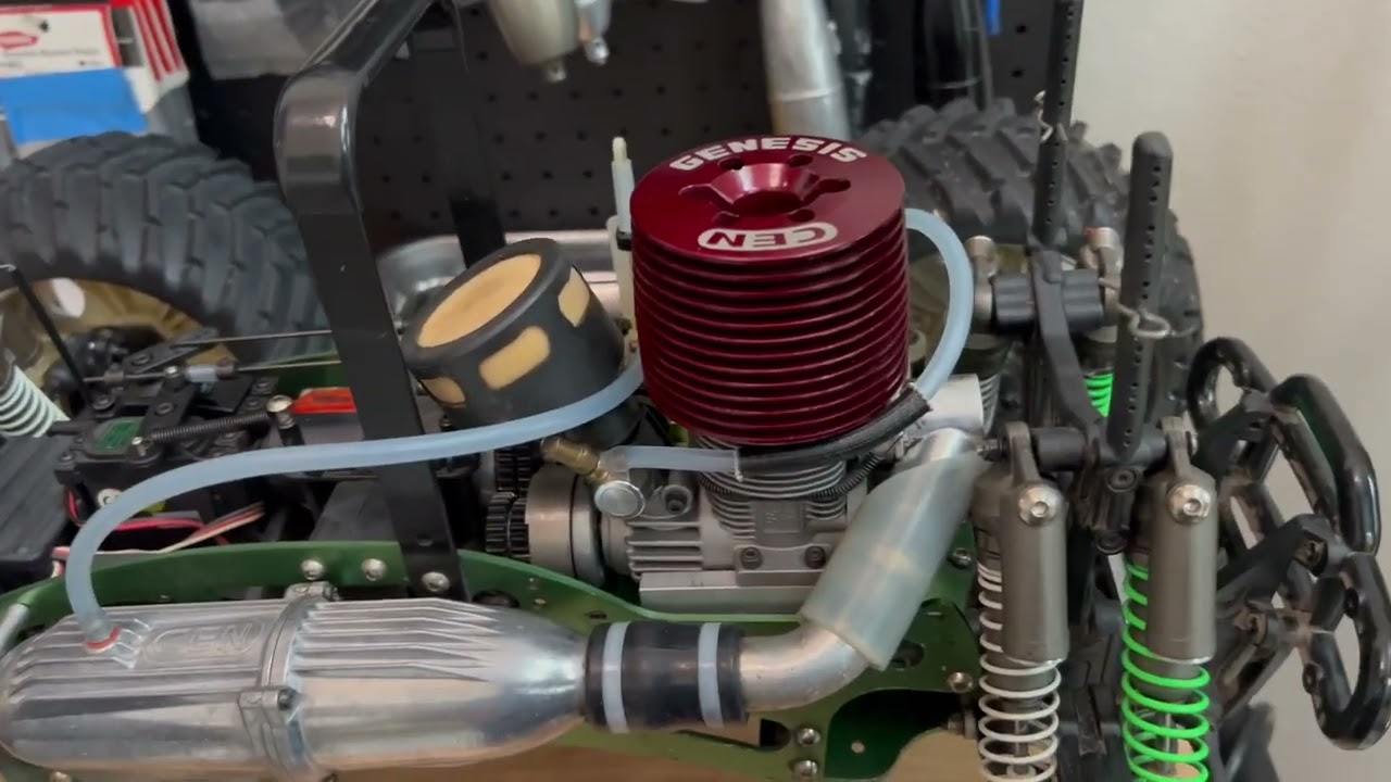 My Cen GST 7.7 got a brand new engine/ first start break in.