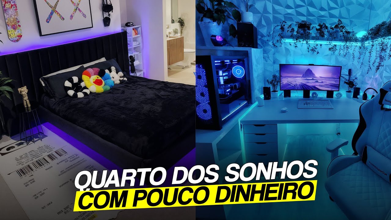 Como ter um QUARTO ESTILOSO gastando POUCO (Dicas Pr&aacute;ticas e Baratas!)