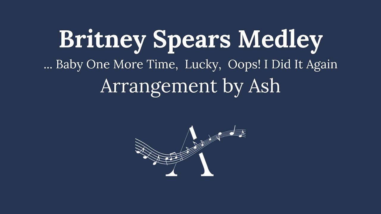 Britney Spears Medley (TTBB) Choral Sheet Music