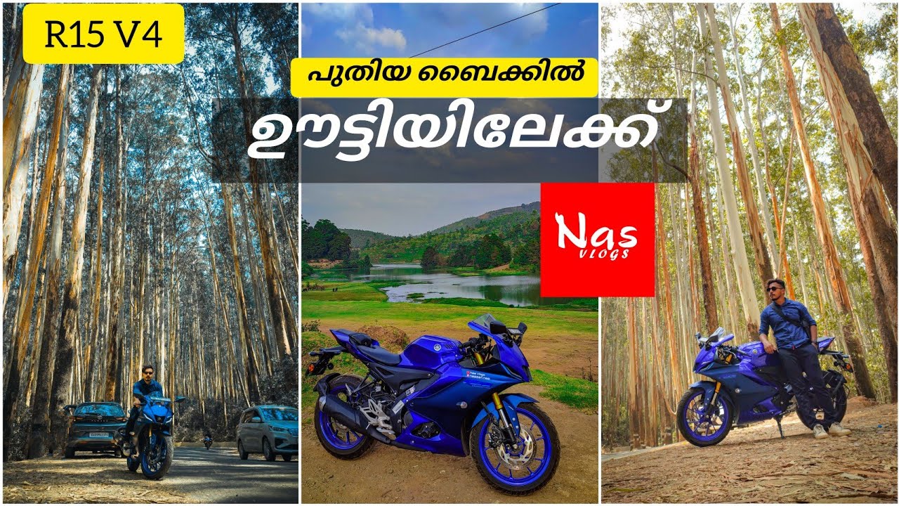 പുതിയ ബൈക്കിൽ ഊട്ടിയിലേക്ക് | Nas Vlogs | R15 V4 Malayalam | Ooty Bike Ride