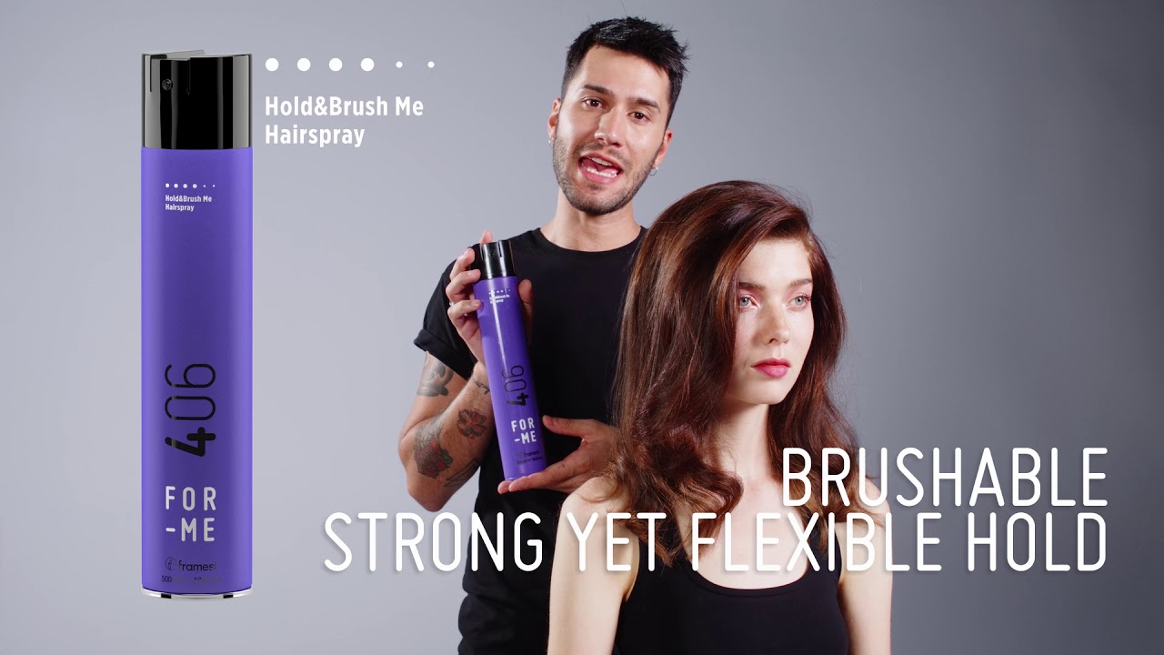 FOR-ME CURL & VOLUME / 302 Pump Me Up Spray & Hold&Brush Me Hairspray&ndash; How to