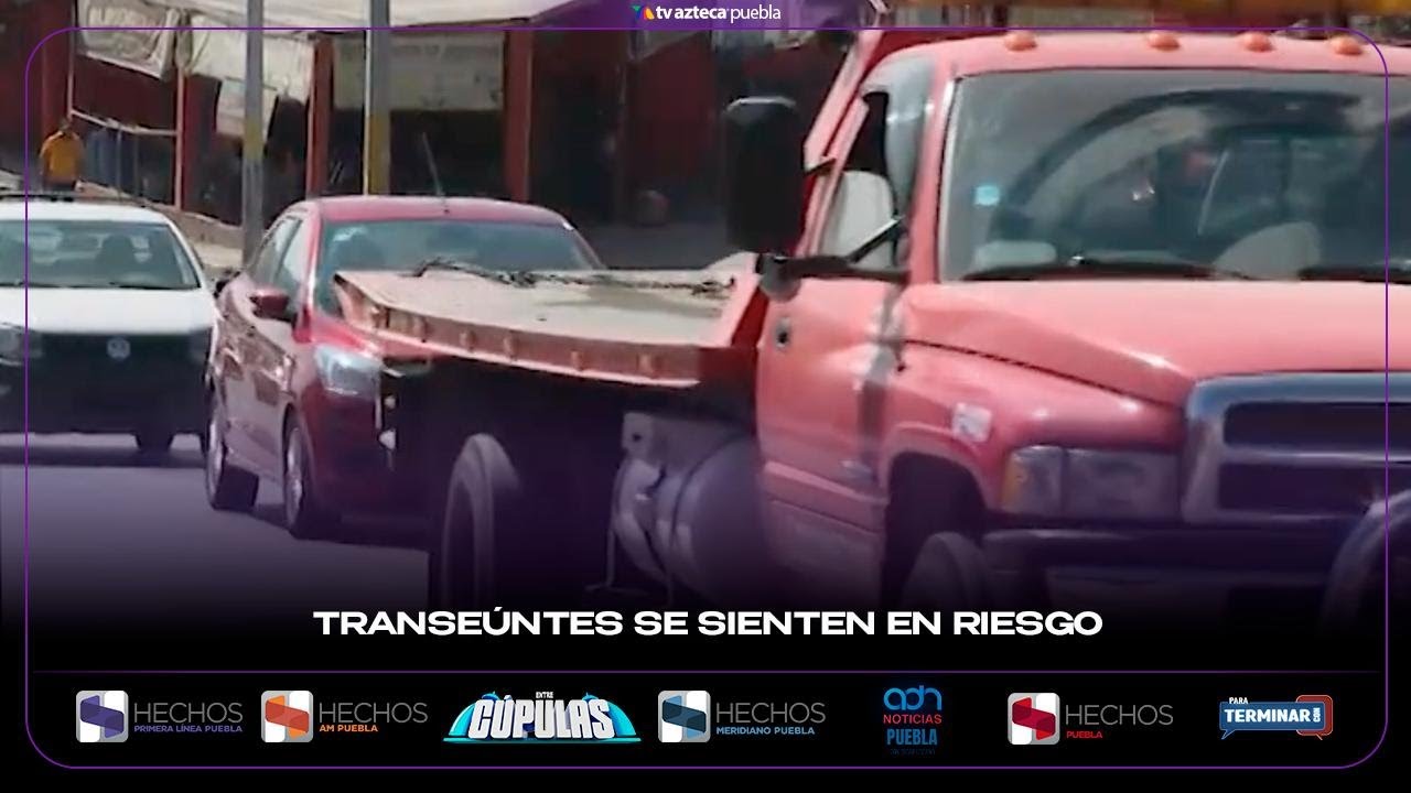 Transeúntes se sienten en riesgo.