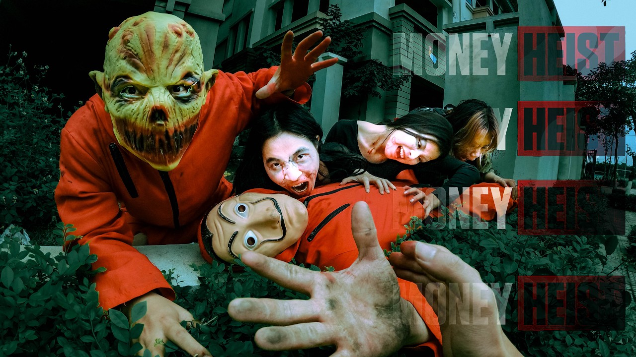 MONEY HEIST PARKOUR vs KIDNAPPERS || ZOMBIE VIRUS 6.0 (Horror Parkour POV)