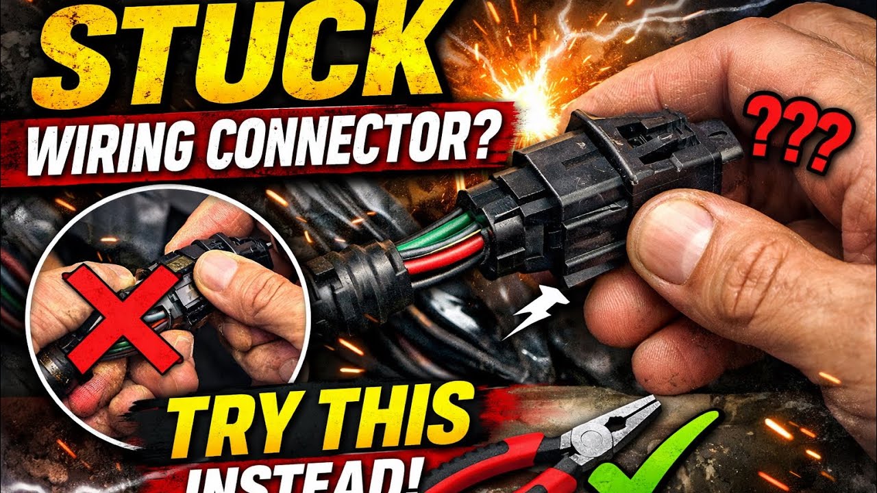 How to Remove a Stuck Wiring Connector (Without Breaking It)