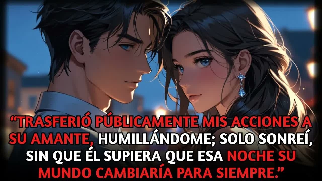 &ldquo;Trasferi&oacute; p&uacute;blicamente mis acciones a su amante, humill&aacute;ndome; solo sonre&iacute;&hellip; esa noche&hellip;&rdquo;