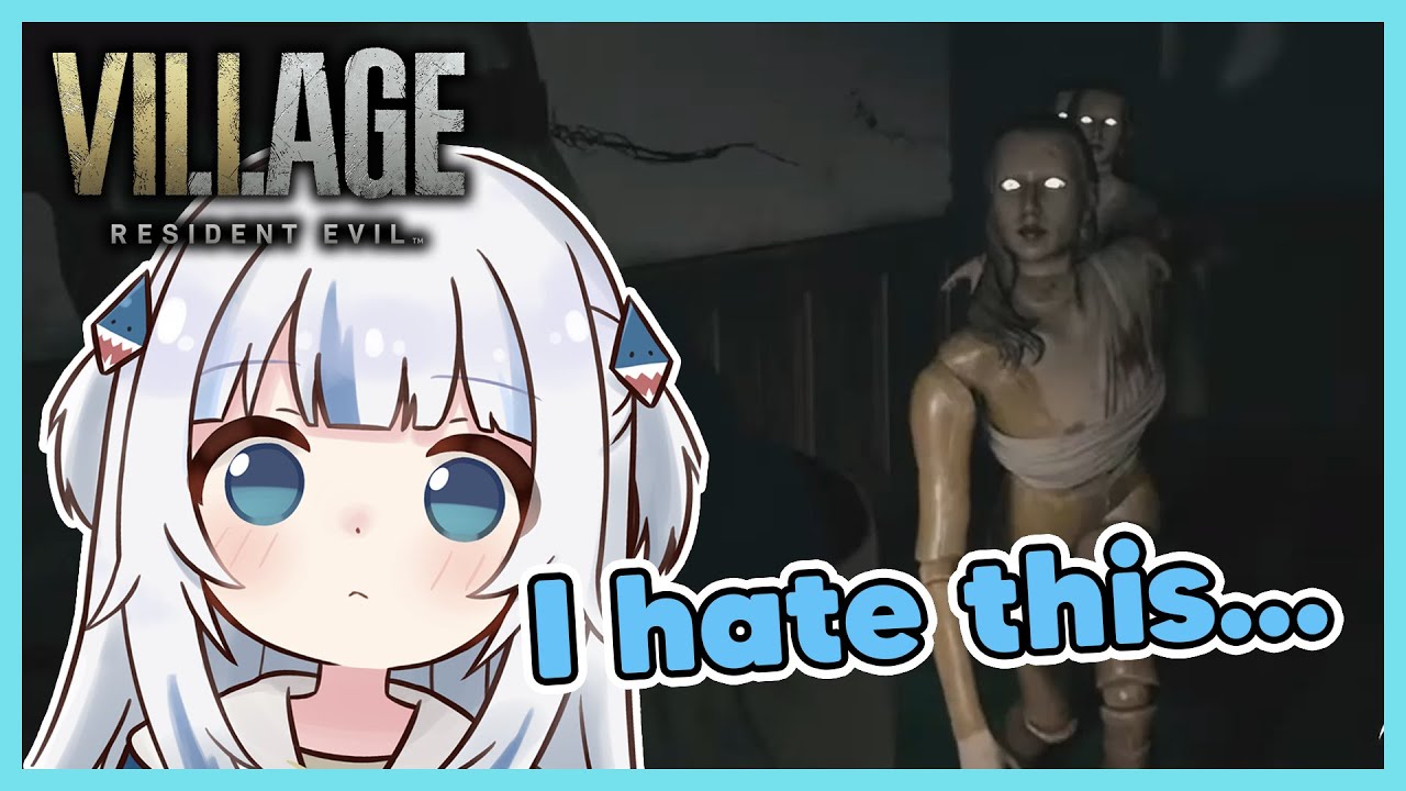Gura and creepy doll sequence in RE : Shadows of Rose