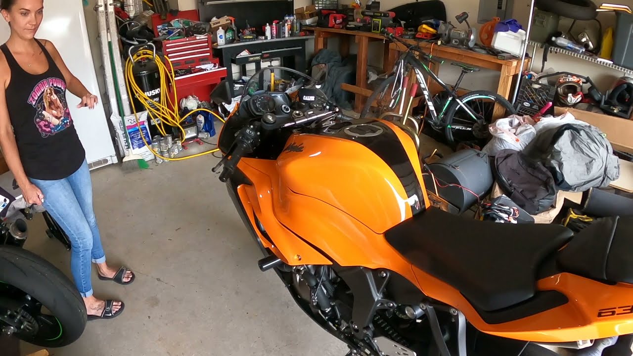 2020 Ninja ZX6R Helibar Install
