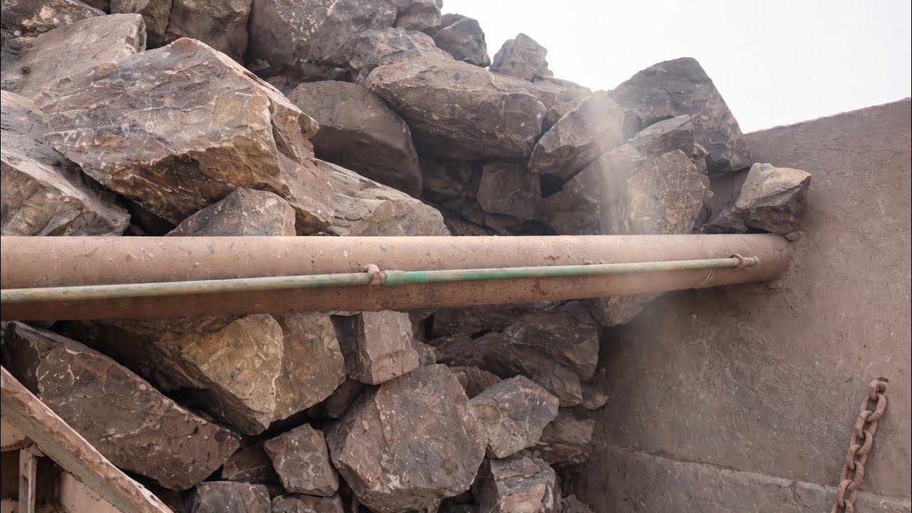 BIG ROCK 🪨 Crusher Machine - FULL Powerfull Process A Giant in Action-Big Rock Crushing#asmrvideo 