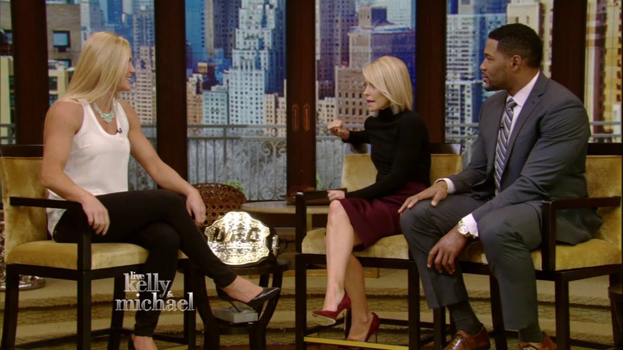 Holly Holm on LIVE with Kelly and Michael