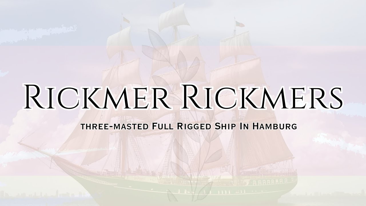 Rickmer Rickmers three-masted full-rigged ship in Hamburg