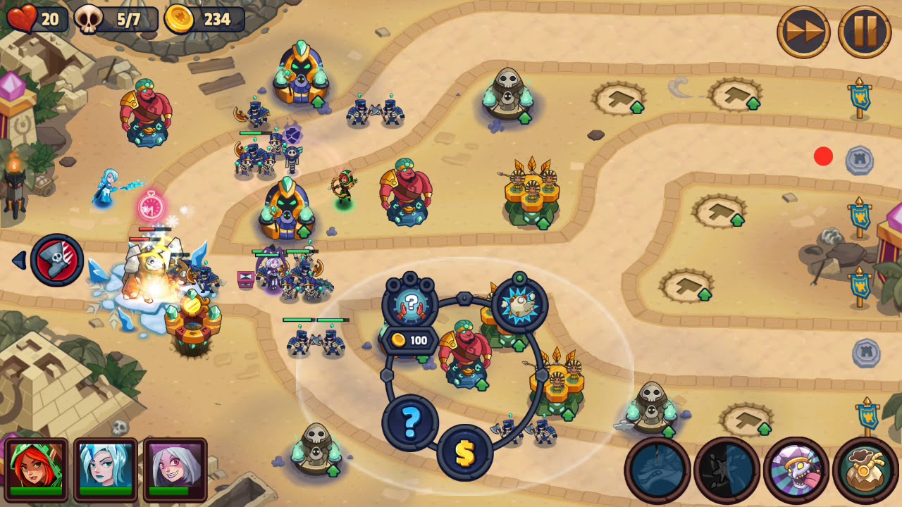 Realm Defense - World 3 Level 78-Branching Ends - Campaign 3 Stars