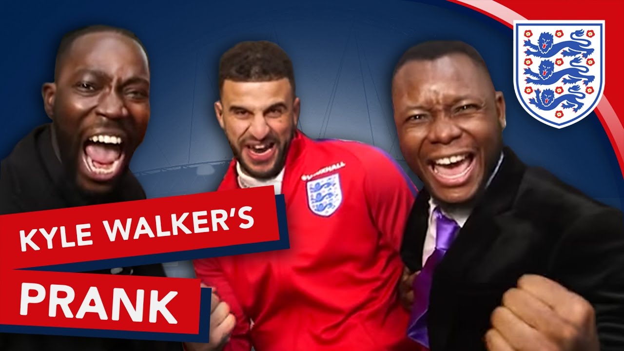 Kyle Walker fake fragrance prank with CheekySport