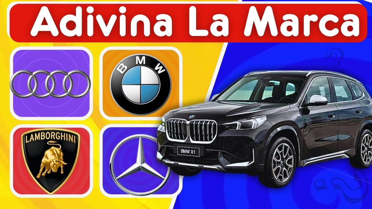 Adivina La Marca | ¿CUÁL ES LA MARCA  del Auto |  por su Foto y Modelo | QUIZ DE AUTOS | TriviaTube🤔