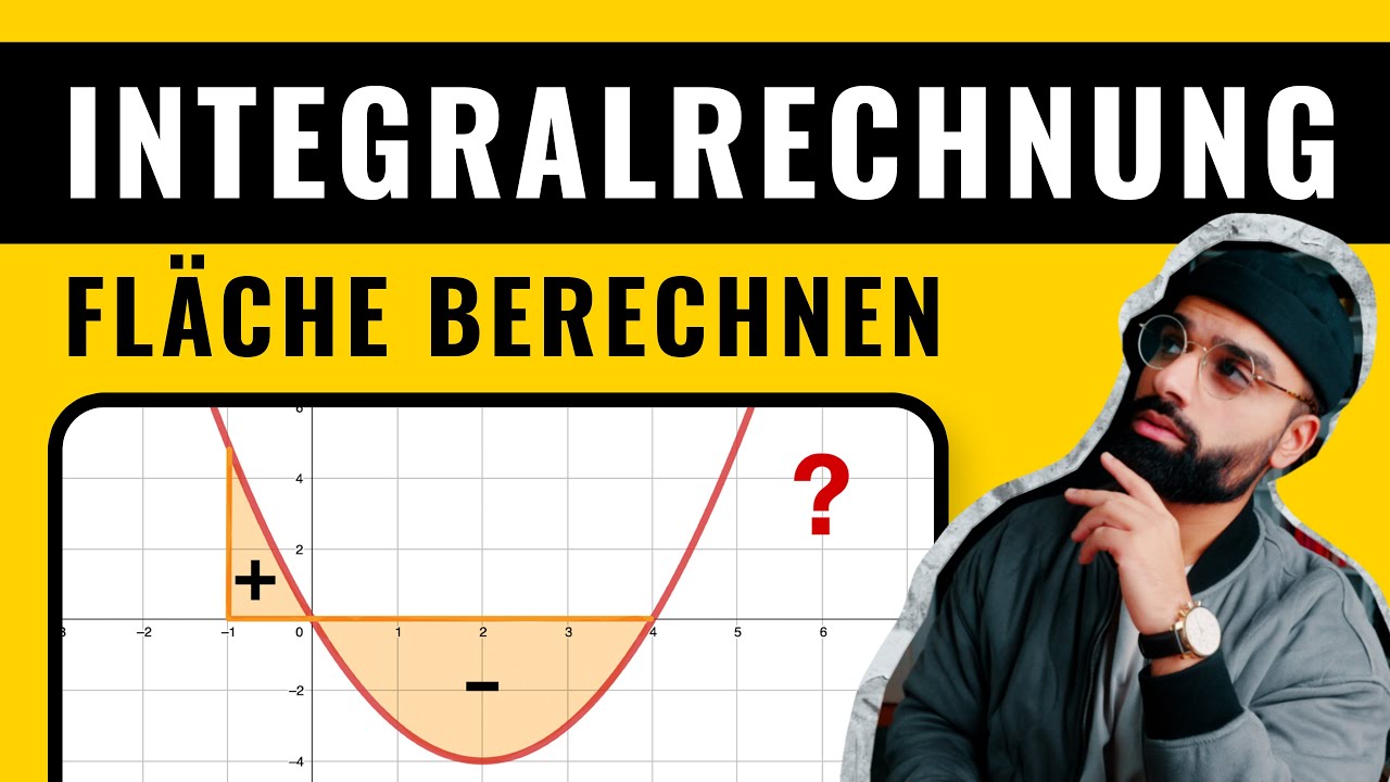 Fläche berechnen INTEGRAL - Integralrechnung - Flächenberechnung | Mathe | Herr Maqbool