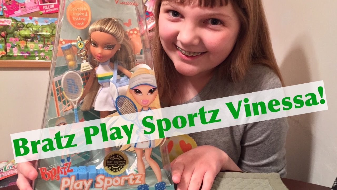 2007 Bratz Play Sportz Tennis Vinessa Doll - Unboxing and Review