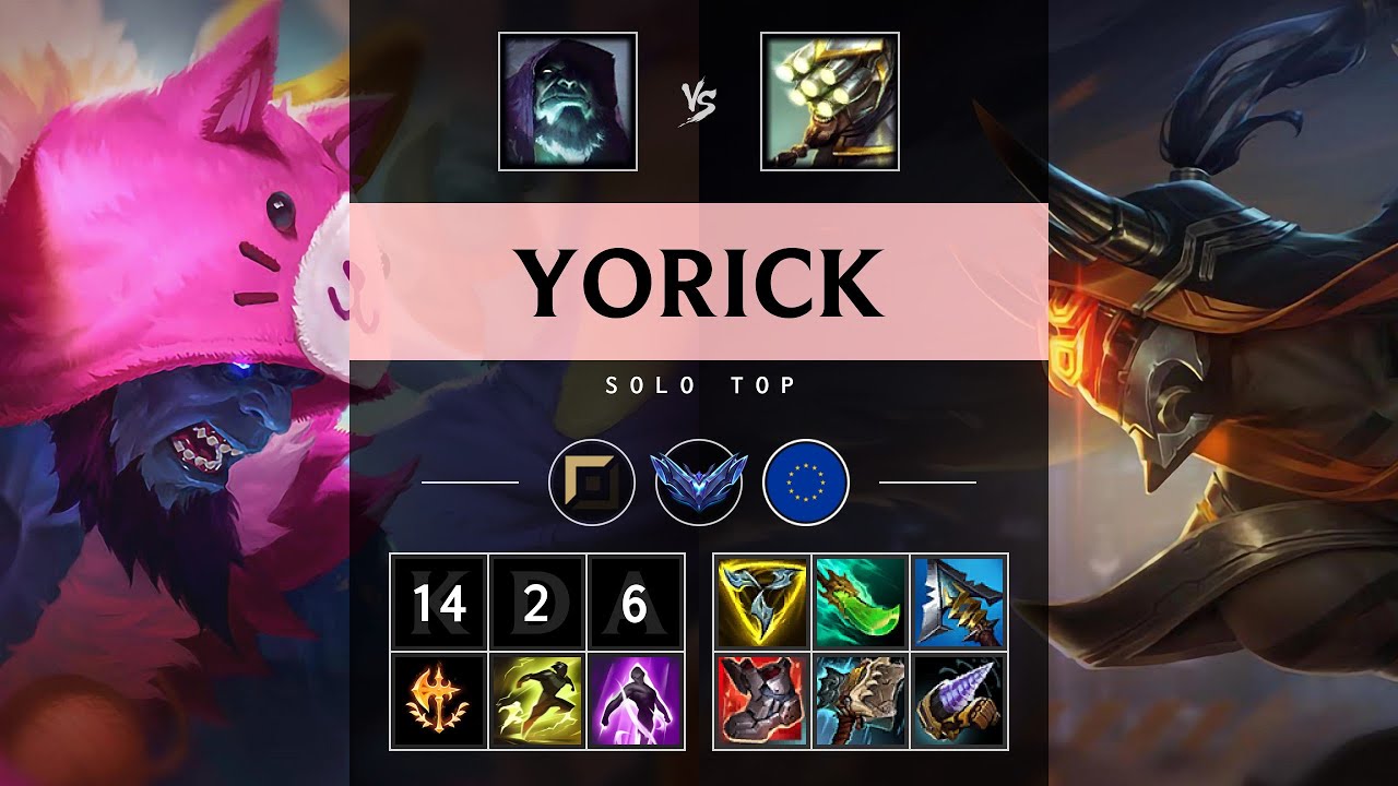 Yorick Top vs Master Yi - EUW Diamond Patch 25.16