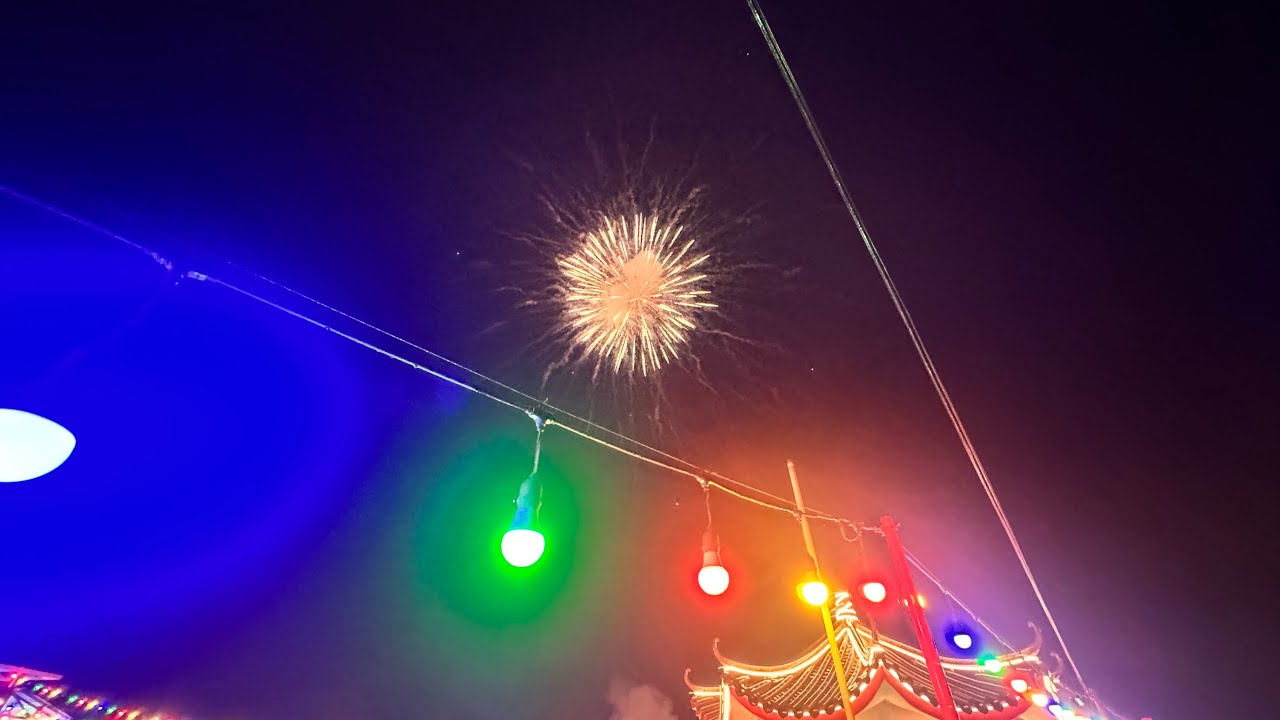 Malaysia Fireworks at Lunas