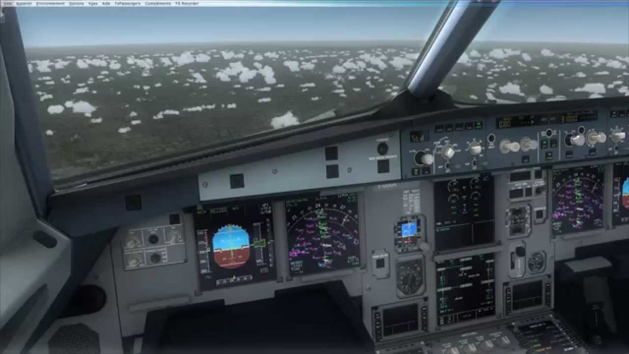 FSX [HD] | TUTO Airbus A318/319 Aerosoft ILS Genève - Toulouse [FR]