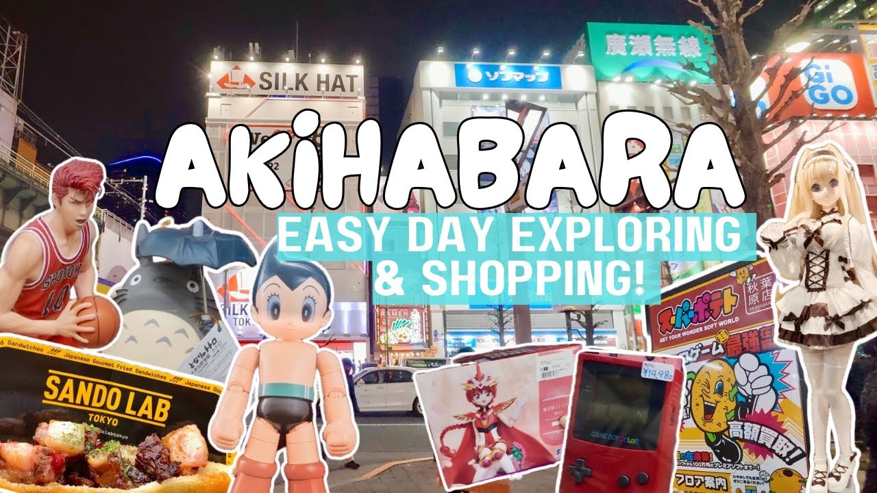 LIVING IN JAPAN 098 | My Easy Day in Akihabara: Exploring, Shopping, Anime & Retro Games