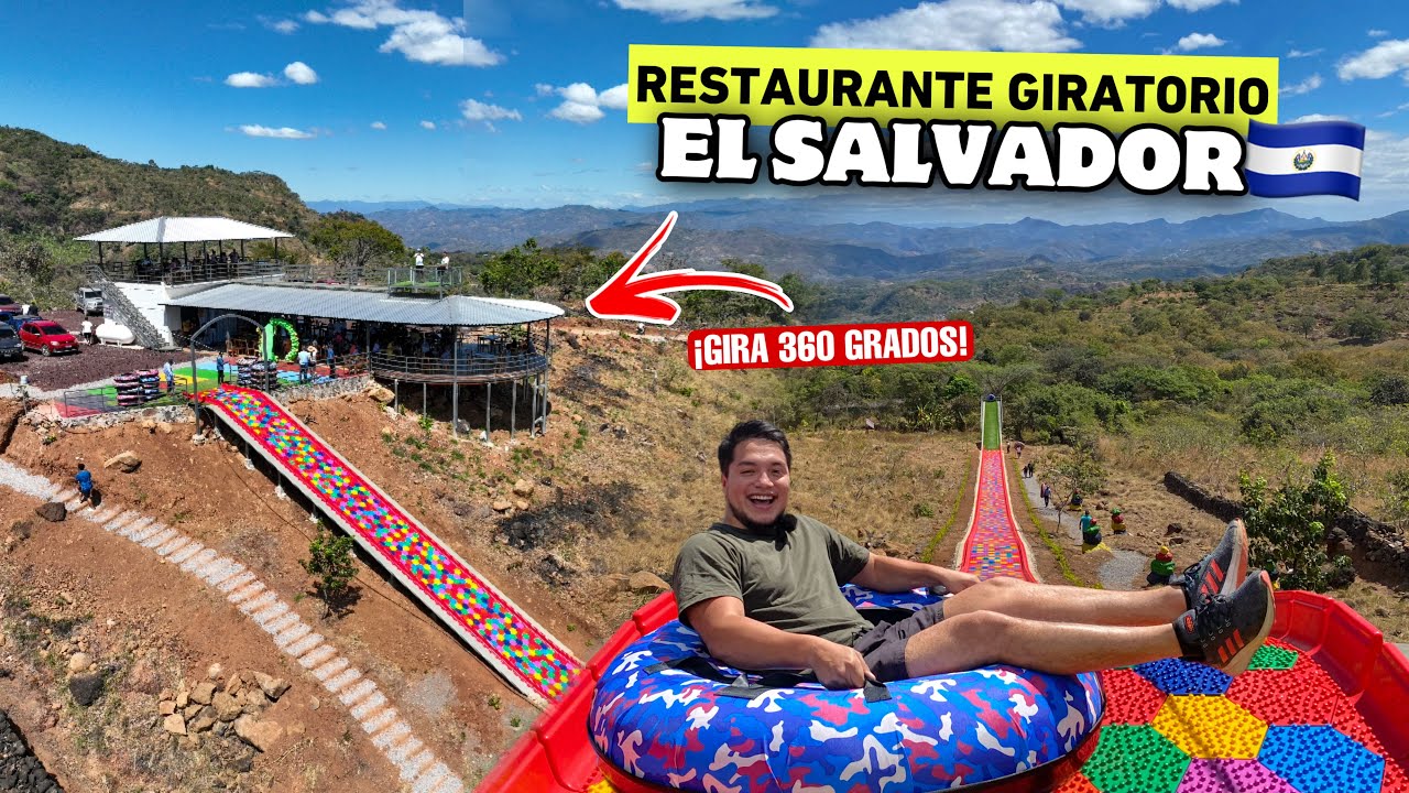 Así es el PRIMER RESTAURANTE GIRATORIO de El Salvador 🇸🇻😱
