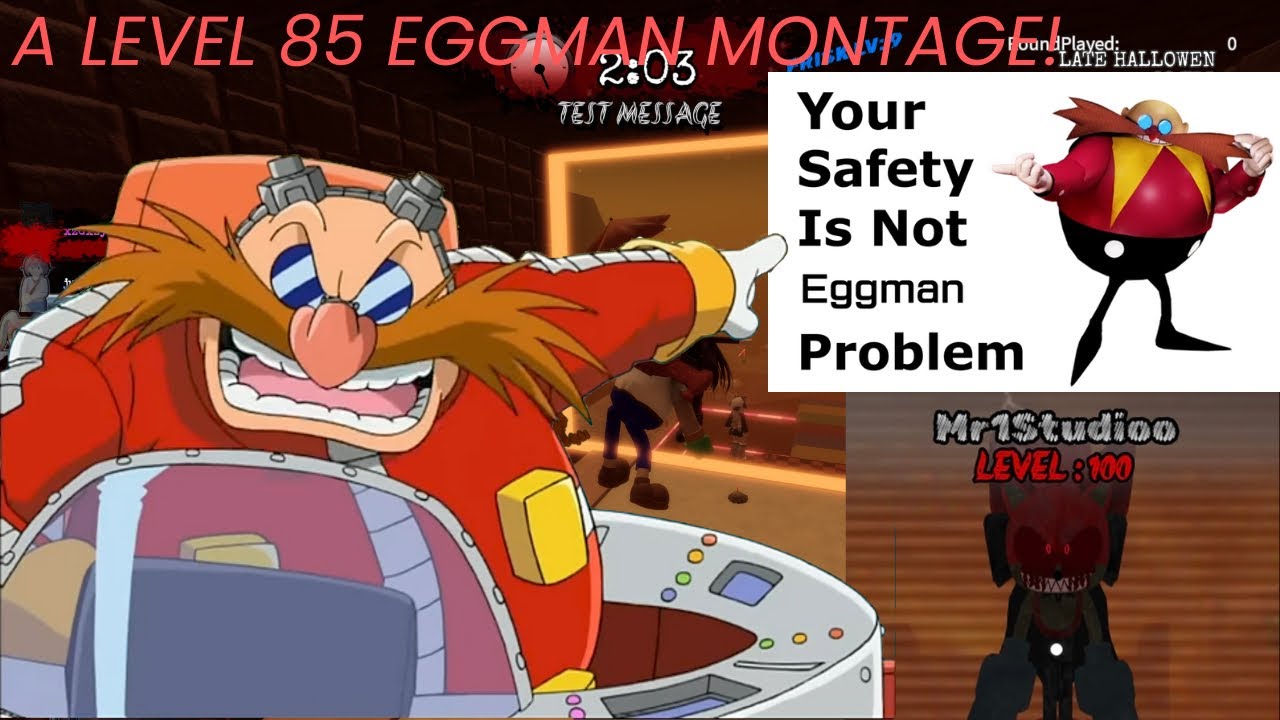 A LEVEL 85 EGGMAN MONTAGE ( ROBLOX DIMENSIONAL COALESCENCE) 