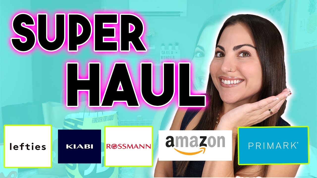 SUPER HAUL RANDOM💸 PRIMARK, KIABI, ROSSMANN, LEFTIES,LA ROCA VILLAGE, etc😍!!! | Carla Wonderland