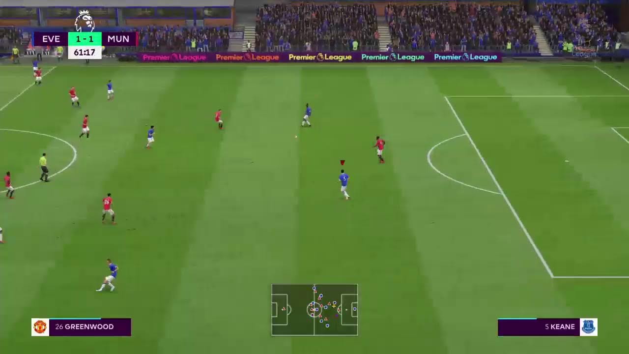 EVERTON X MANCHESTER UNITED