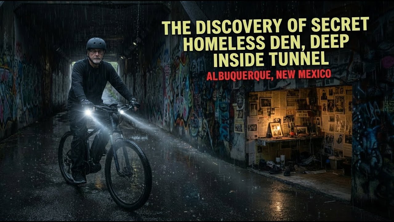 In Search for the Homeless Den, Deep Inside a Tunnel - Albuquerque