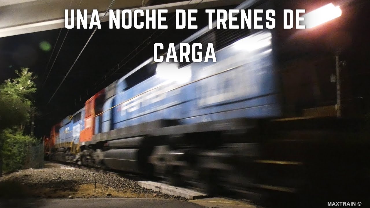 Rugidos en la Oscuridad: Noche de Trenes de Carga en las Vías de EFE