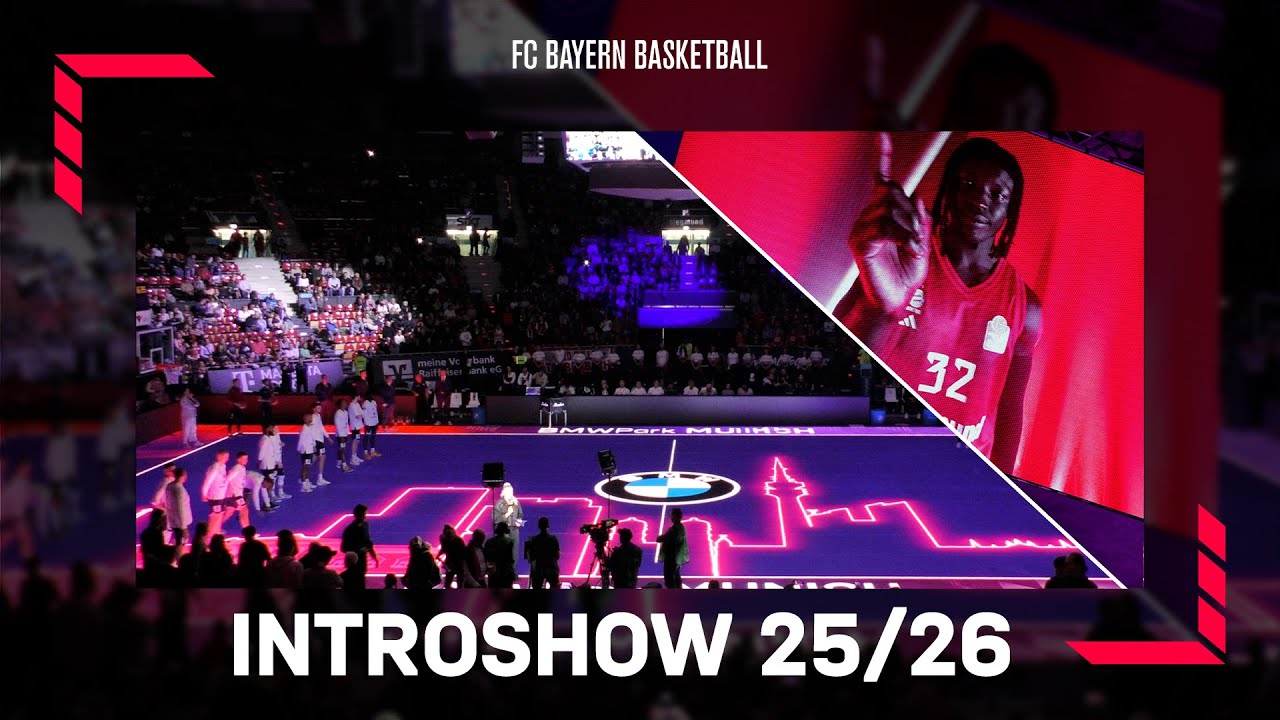 Das Intro des FC Bayern Basketball - Saison 2025/2026